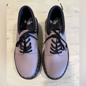 Dr. Martens 8053 Quad Beige Unisex Size 7/8 Platform Leather